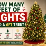 How Many Feet of Lights for a 6ft Tree