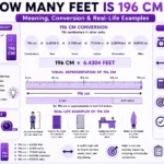 How Many Feet Is 196 cm