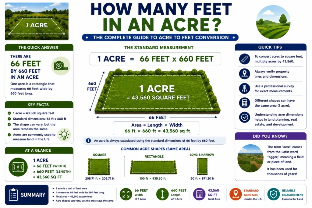 How Many Feet in an Acre Complete Guide