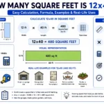 How Many Square Feet Is 12x40