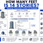 how many feet is 14 stories