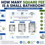 how many square feet is a small bathroom