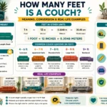 how many feet is a couch