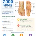 how many nerves are in your feet
