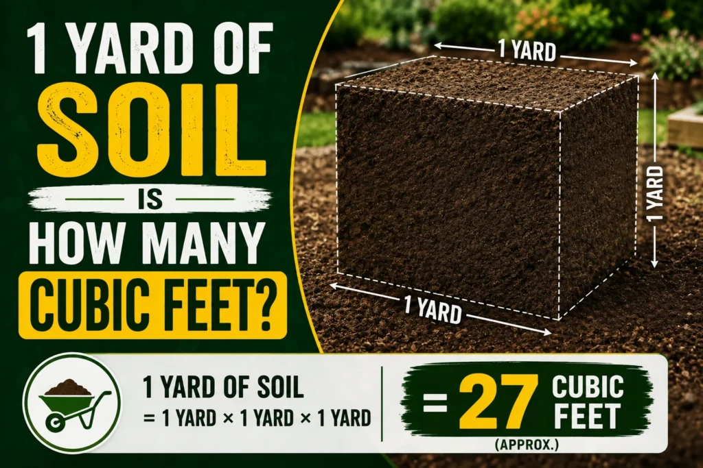 1 Yard of Soil Is How Many Cubic Feet