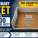 How Many Feet Is 300 Square Feet