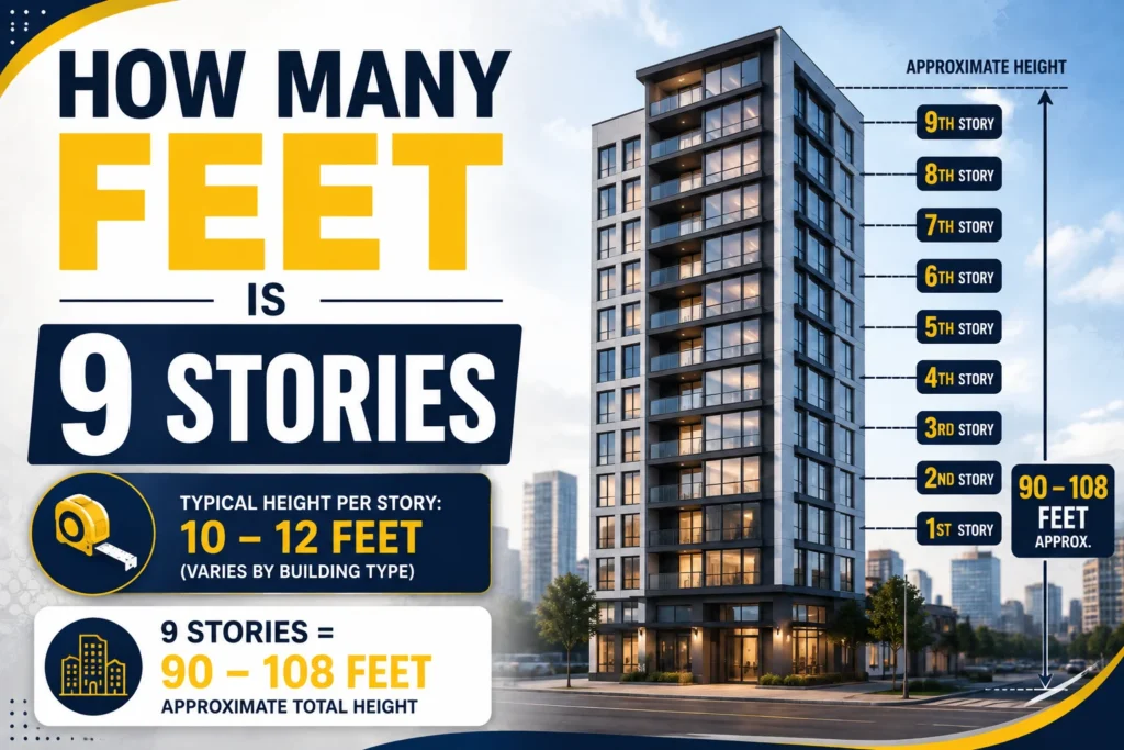 How Many Feet Is 9 Stories