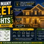 How Many Feet of Lights for a House