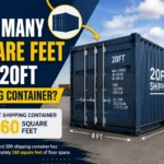 How Many Square Feet Is a 20ft Shipping Container