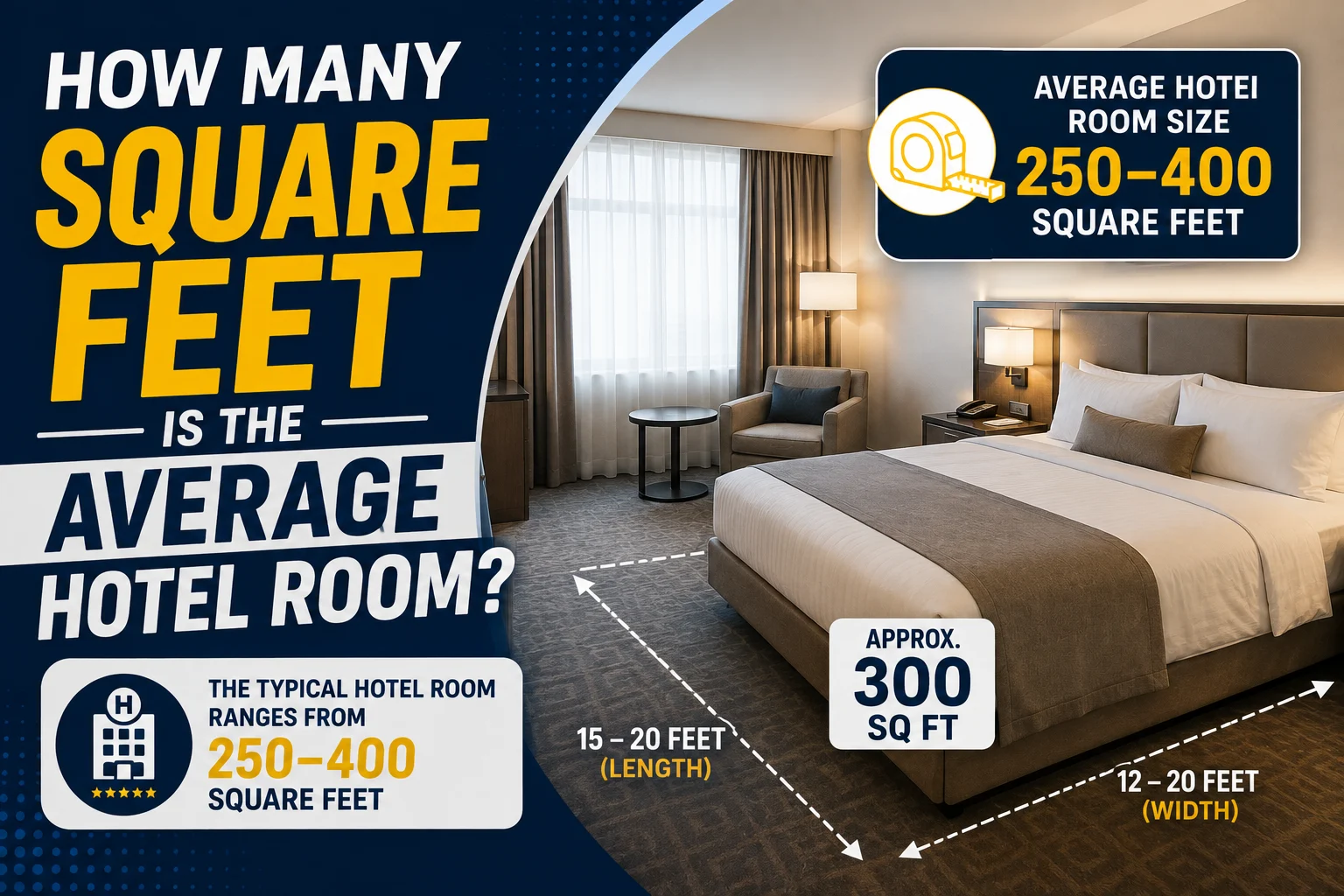 How Many Square Feet Is the Average Hotel Room