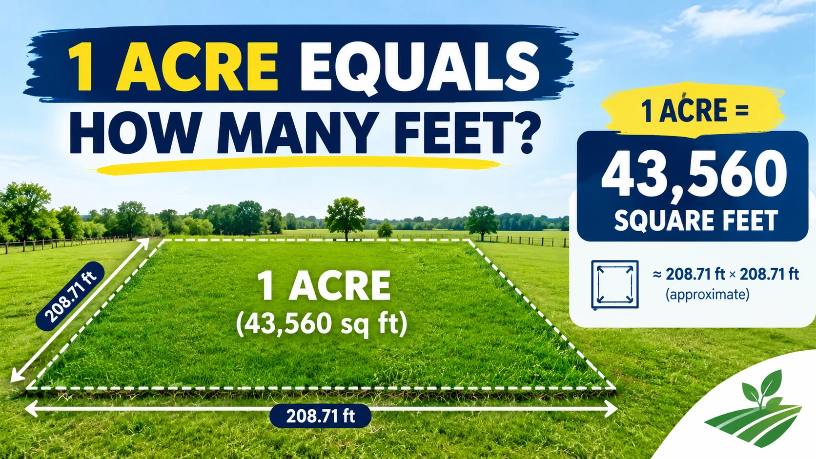 1 Acre Equals How Many Feet