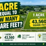 1 Acre Is Equal to How Many Square Feet