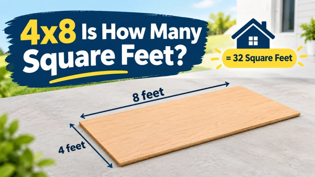 4x8 Is How Many Square Feet