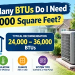 How Many BTUs Do I Need for 1,000 Square Feet