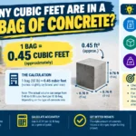 How Many Cubic Feet Are in a 50 lb Bag of Concrete