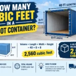 How Many Cubic Feet in a 40 Foot Container