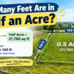 How Many Feet Are in Half an Acre