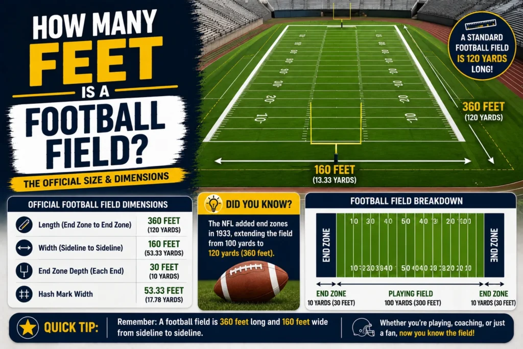 How Many Feet Is a Football Field