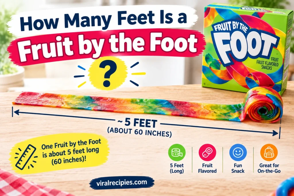 How Many Feet Is a Fruit by the Foot