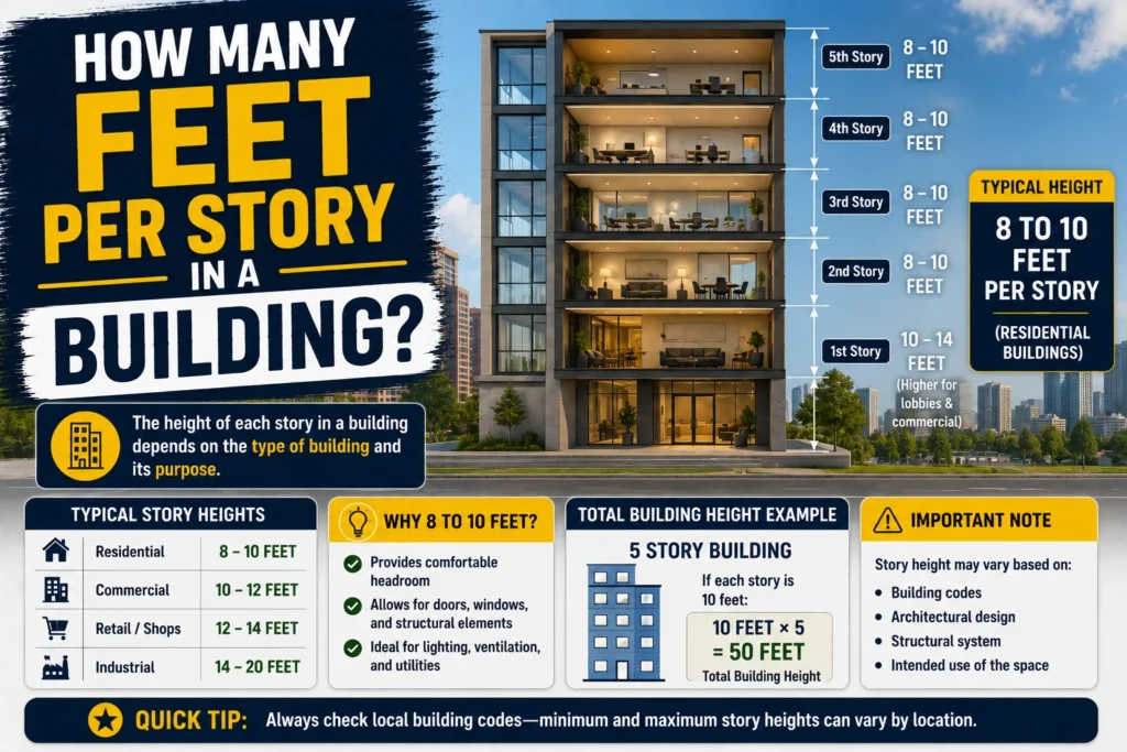 How Many Feet Per Story in a Building