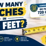 How Many Inches in 60 Feet