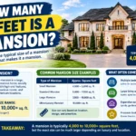 How Many Sq Feet Is a Mansion