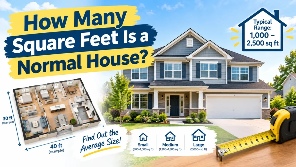 How Many Square Feet Is a Normal House