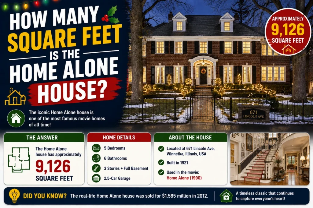 How Many Square Feet Is the Home Alone House