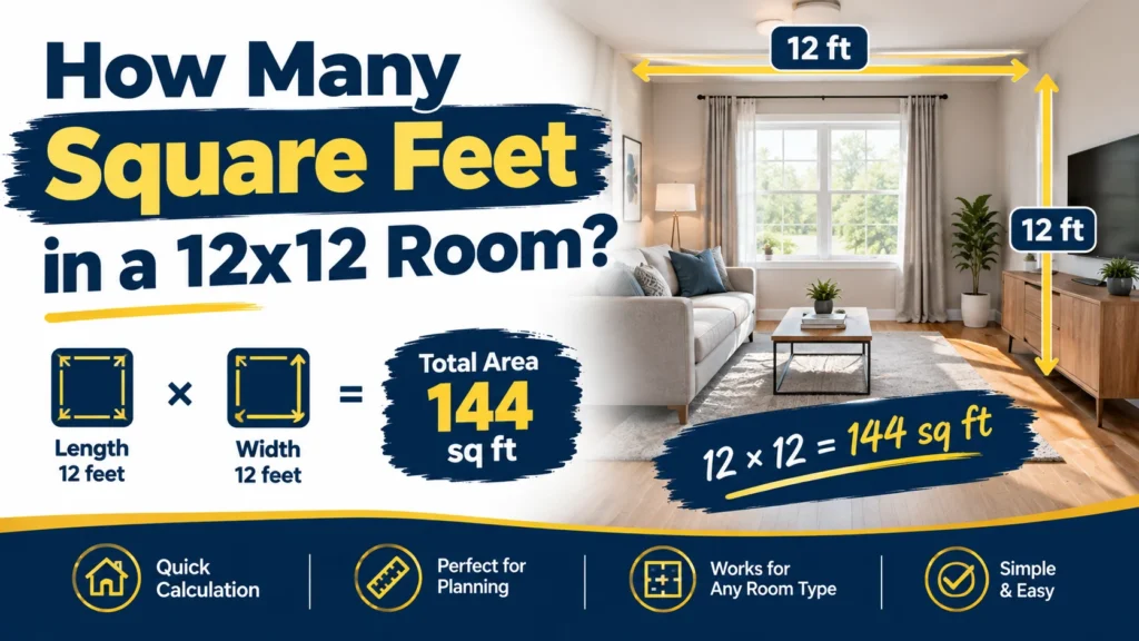 How Many Square Feet in a 12x12 Room