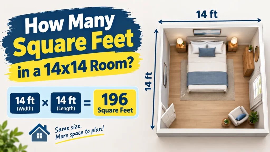 How Many Square Feet in a 14x14 Room