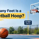 how many feet is a basketball hoop