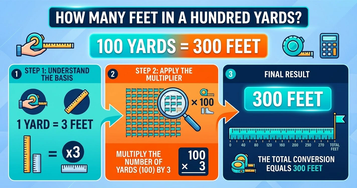 How Many Feet in a Hundred Yards