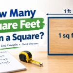 How Many Square Feet Are in a Square