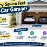 How Many Square Feet Is a 2-Car Garage