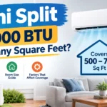 Mini Split 12000 BTU How Many Square Feet