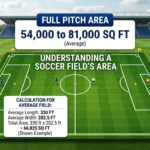 how many square feet in a soccer field